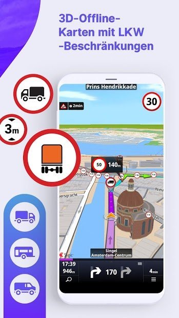 Sygic LKW GPS Navigation & Karten