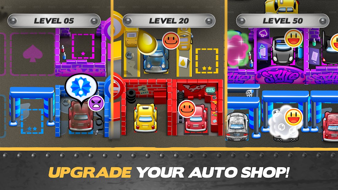 Tiny Auto Shop - Car Wash and Garage Game