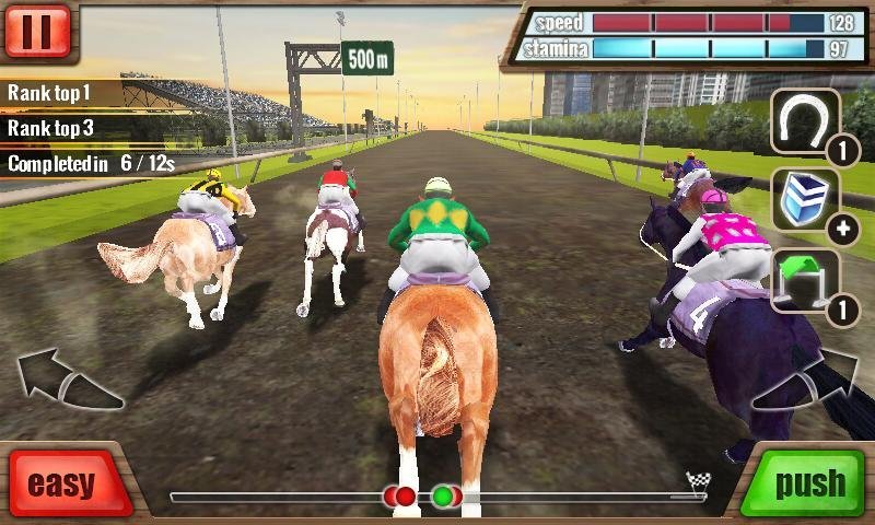 Course de chevaux 3D