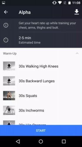 Runtastic Results Training App