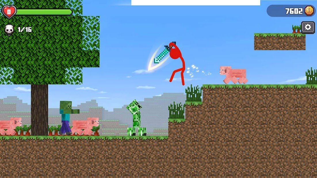 Stickman vs Craftman