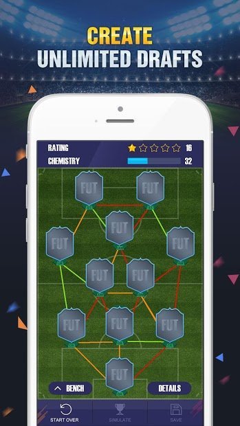 FUT 18 Draft Simulator