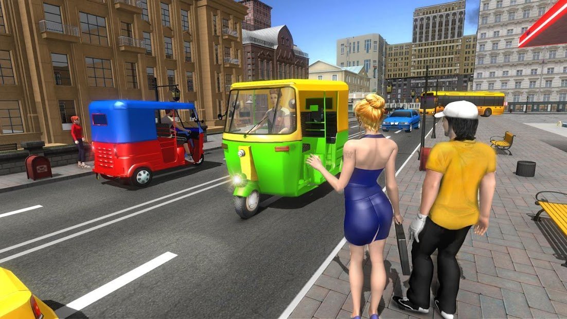 Modern Rickshaw Driving Games