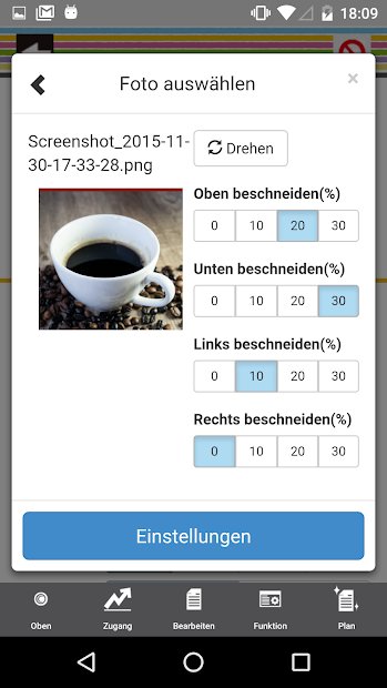 Crayon – Design der Webseite