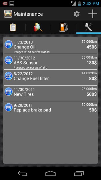 My Fuel Tracker