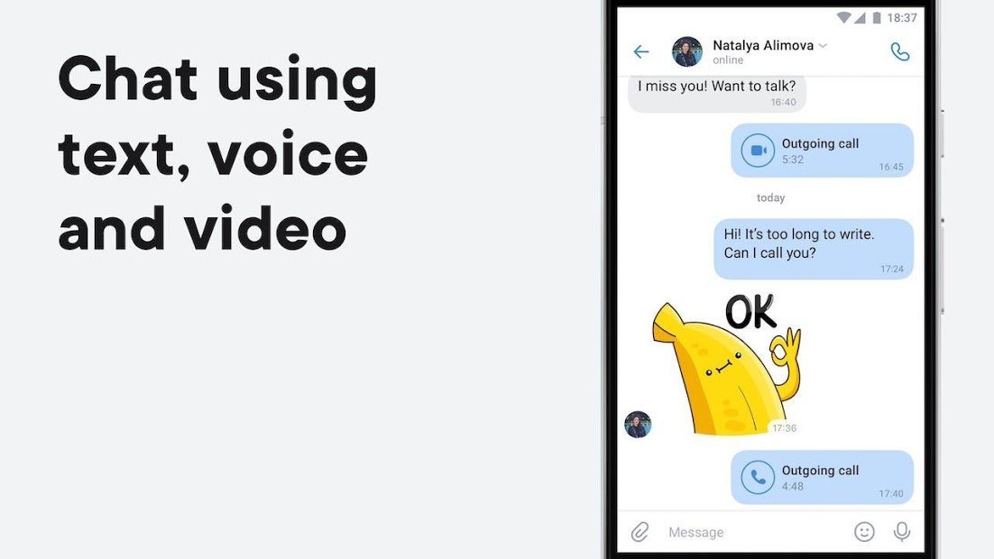 VK — live chatting & free calls