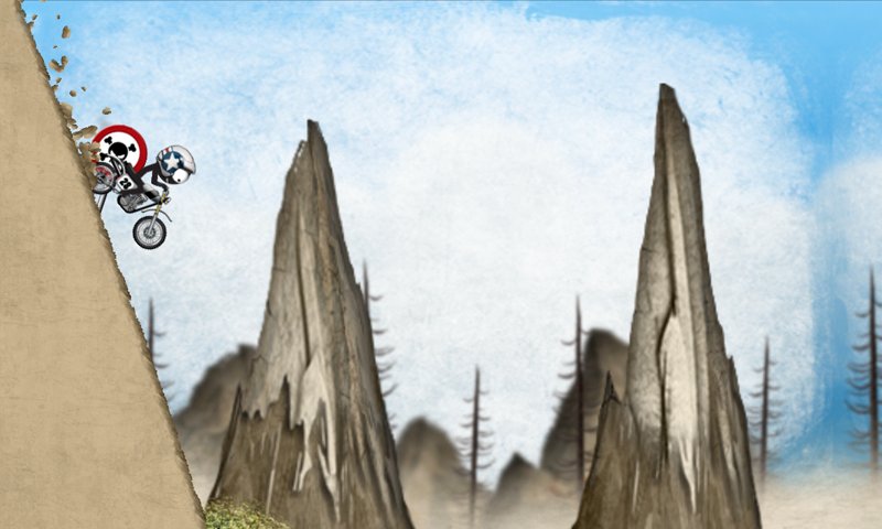 Stickman Downhill Motocross