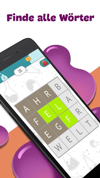 Buchstabenlabor:  Wort-Puzzle & Wortsuche