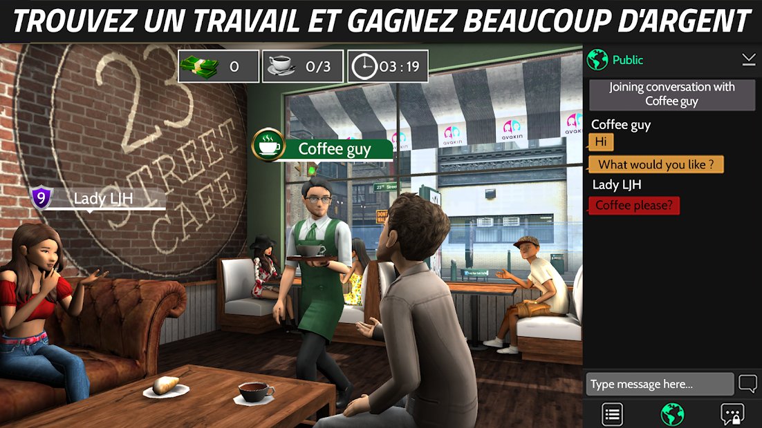 Avakin Life - Monde virtuel en 3D