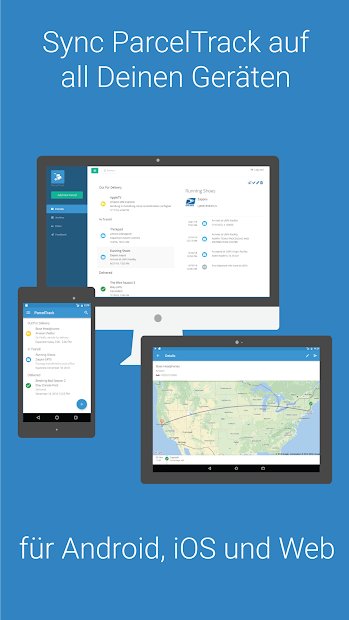 ParcelTrack - Sendungsverfolgung für DHL, DPD, UPS
