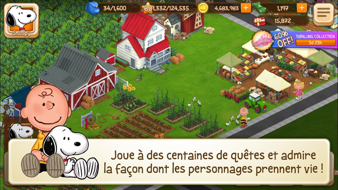 Peanuts: Snoopy Ville | Simulateur de Construction