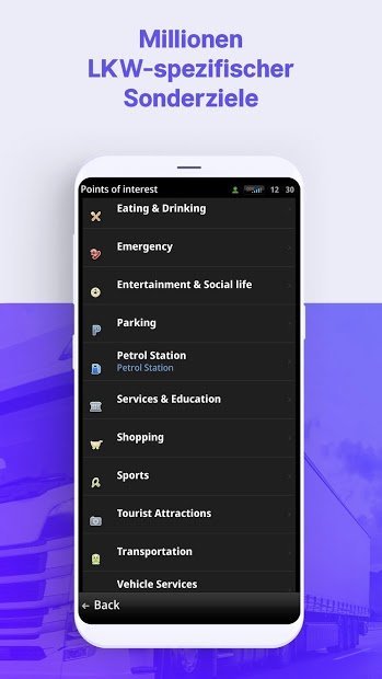 Sygic LKW GPS Navigation & Karten