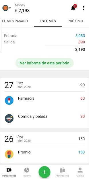 Money Lover - Controlar Gastos & Presupuesto