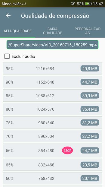 Compressor de vídeo: comprimir rápido vídeo e foto