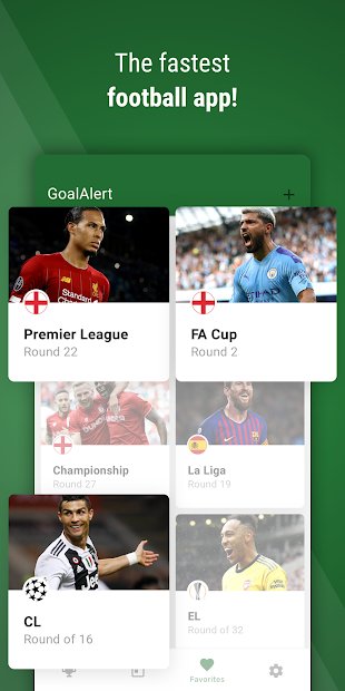GoalAlert - The fastest football app
