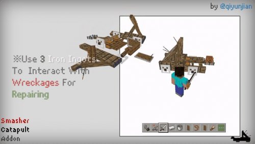 Smasher Catapult Mod para Minecraft