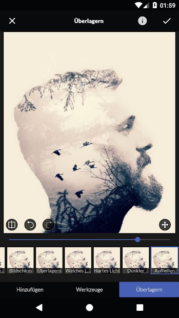 LightX fotobearbeitung und foto effekt