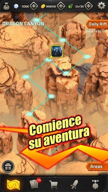 Juego de match 3 RPG: Heroes of Elements