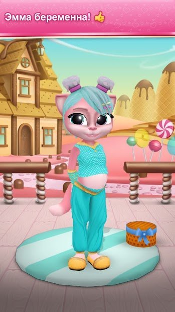 Pregnant Talking Cat Emma