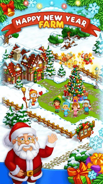 Farm Snow: Happy Christmas Story With Toys & Santa