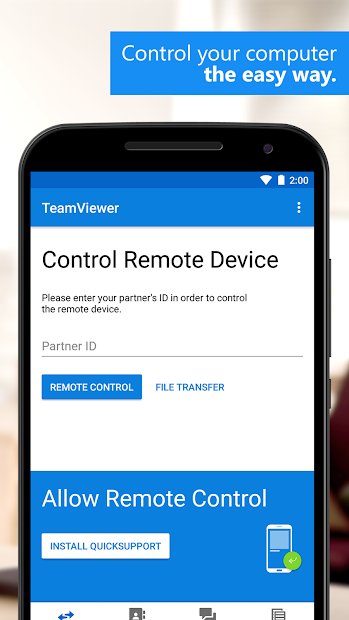 TeamViewer for Remote Control