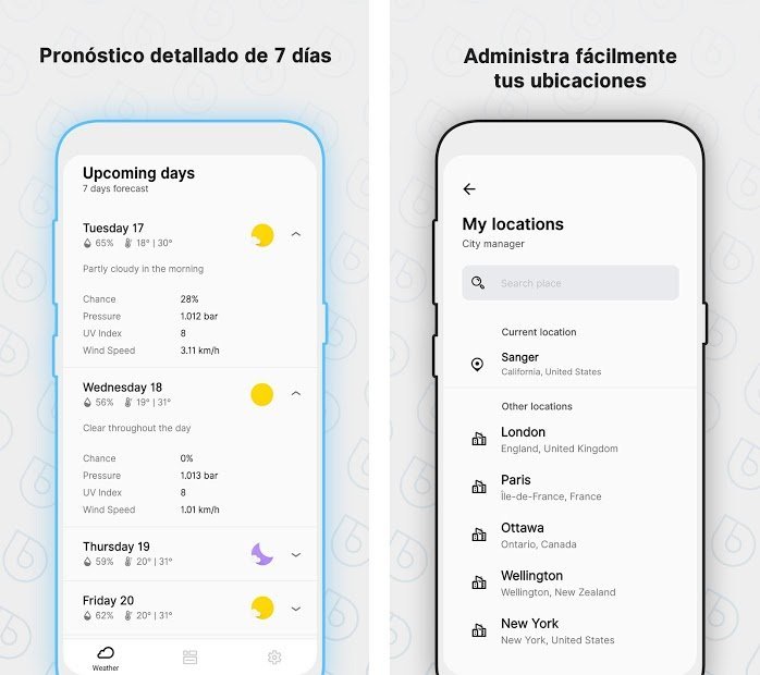 Overdrop Weather - Predicción Animada y Widget