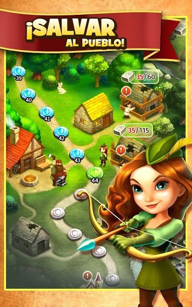 Robin Hood Legends - Un Juego de Puzzles Merge 3