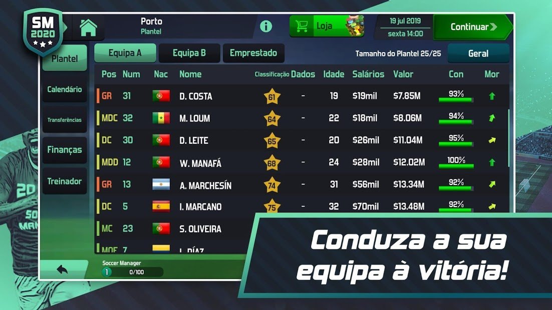 Soccer Manager 2020 - Jogo de Gestão de Futebol