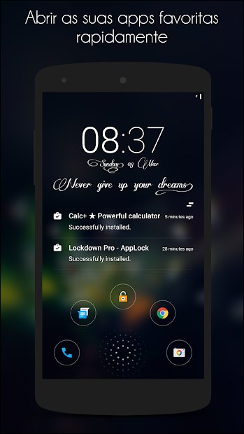 Hi Locker Sua tela de Bloqueio