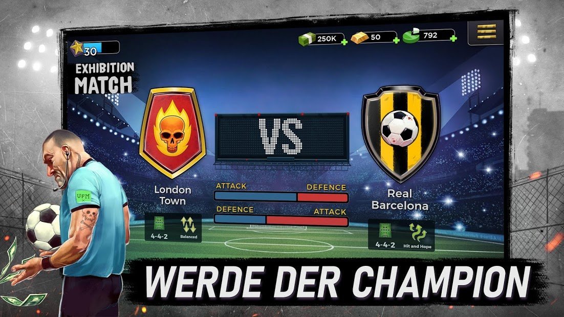 Underworld Fussballmanager Bestechen & Randalieren