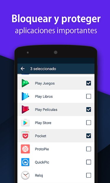 Vault-Oculta fotos-videos, Bloquear aplicación