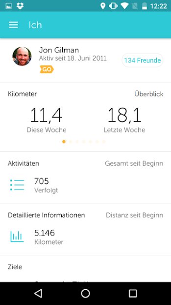 RunKeeper - Lauf mit GPS