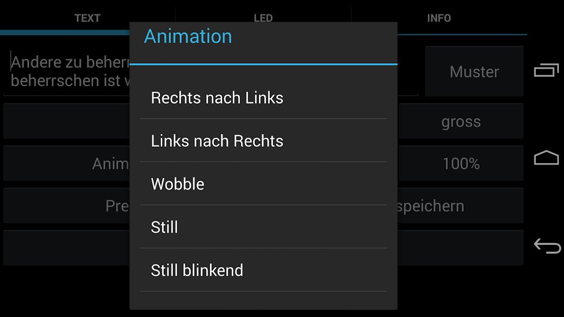 LED Ticker (Laufschrift)