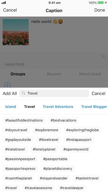 Preview pour Instagram