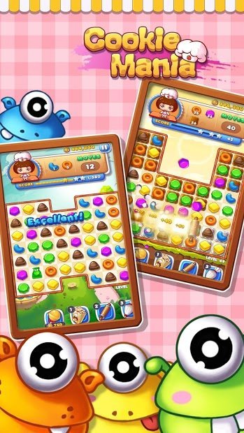 Cookie Mania - Match-3 Sweet Game