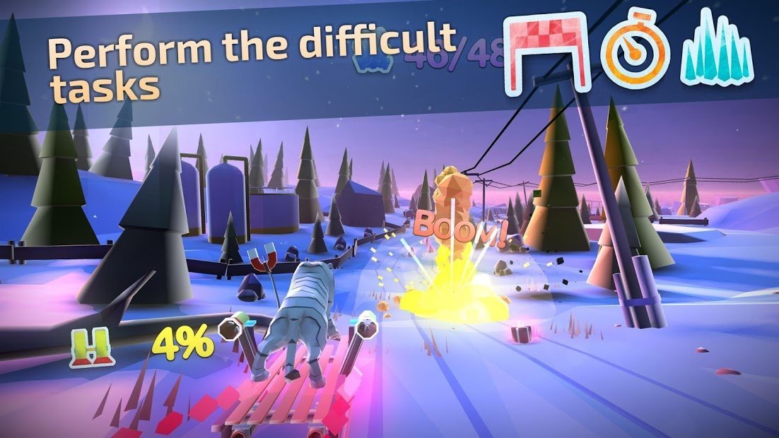 Animal Adventure: Downhill Rush