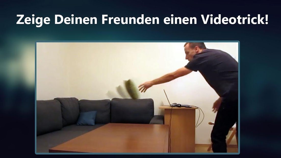 Rückwärtsfilm: magisches Video