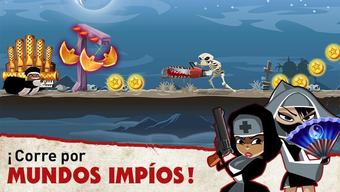 Nun Attack: Run & Gun