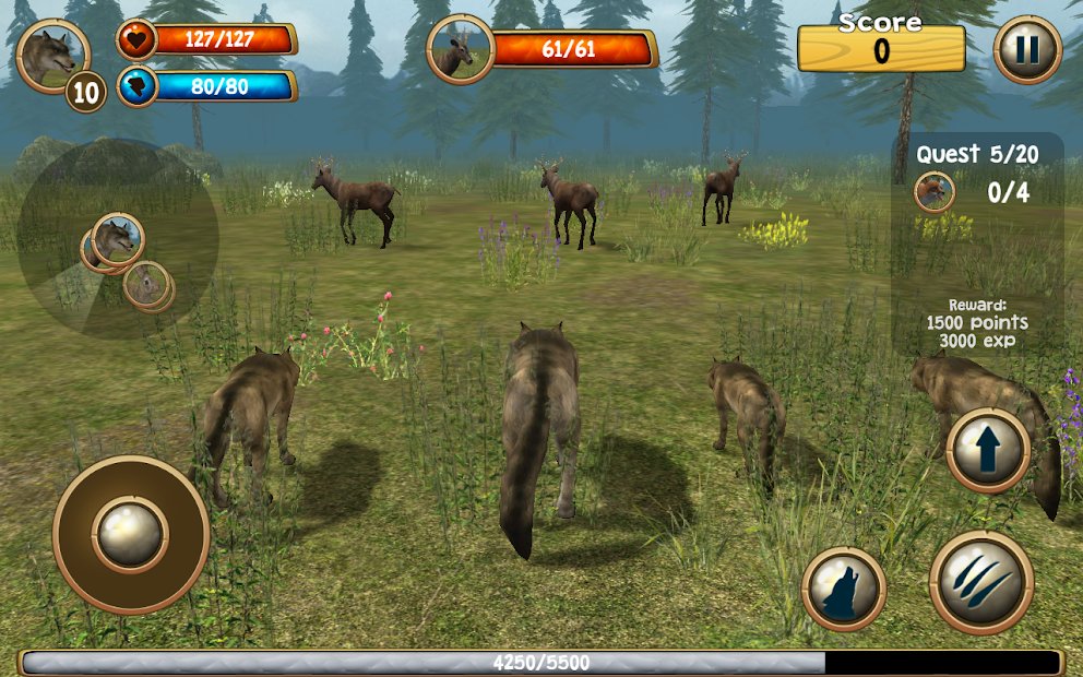 Wild Wolf Simulator 3D
