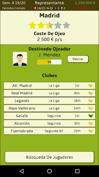 Representante de Fútbol (Football Agent)