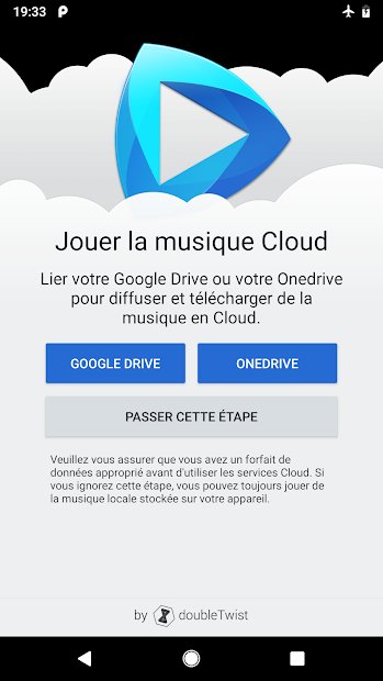 CloudPlayer™ par doubleTwist: cloud et hors ligne