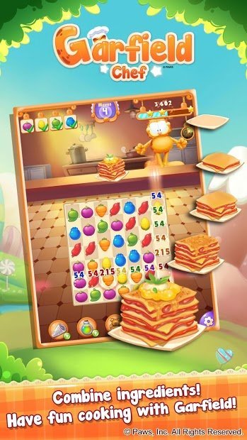 Garfield Chef: Match 3 Puzzle