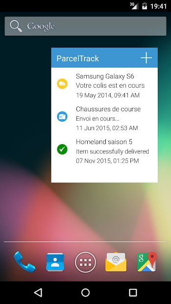 ParcelTrack - Suivi de colis La Poste, Chronopost