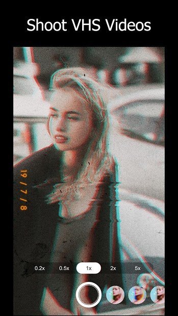 90er Jahre - Glitch & Vaporwave Video Editor