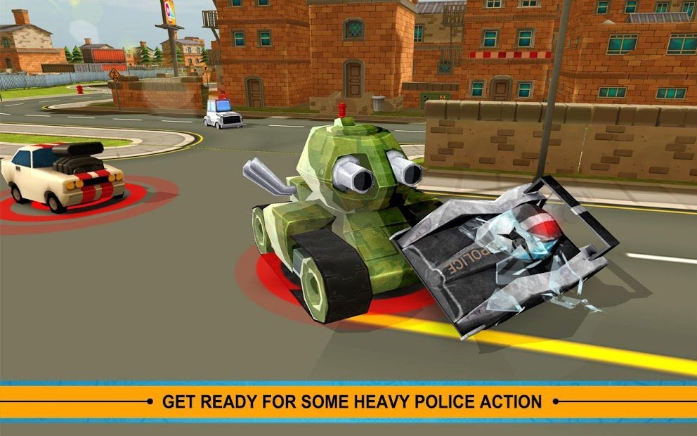 Blocky Cop Pursuit Terrorist