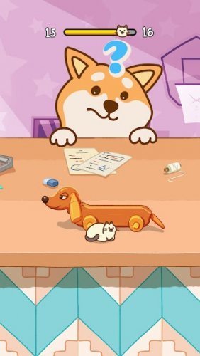 Cache-cache : chien et chat