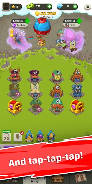 Power Miners: Merge & Build Idle Tycoon