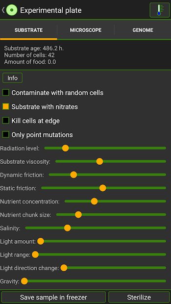 Cell Lab: Evolution Sandbox