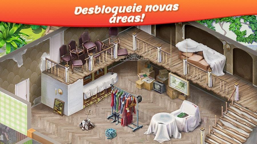 Tropical Forest: Saga da ilha, match 3 e puzzle