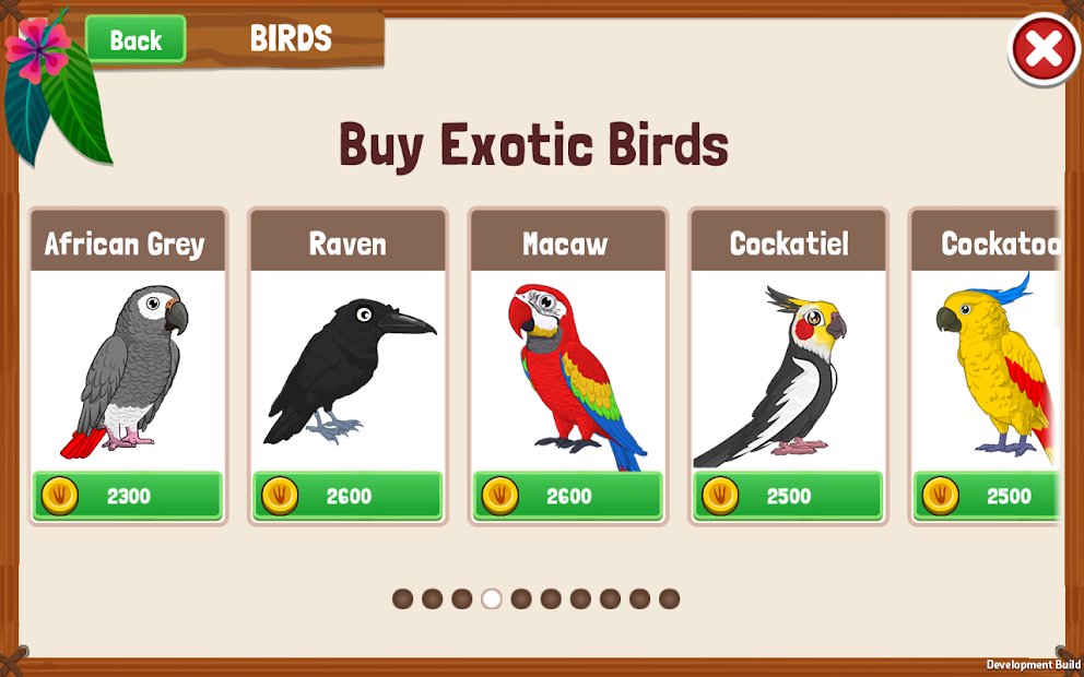 Bird Land: Zooladen Spiel, spiele mit einem Vogel